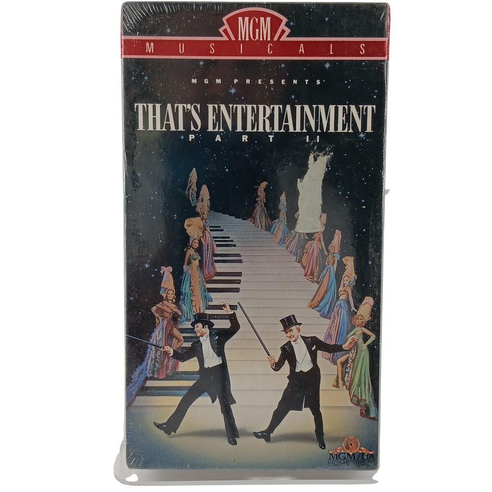 Thats Entertainment Part II VHS MGM Musical New Sealed Fred Astaire Gene Kelly